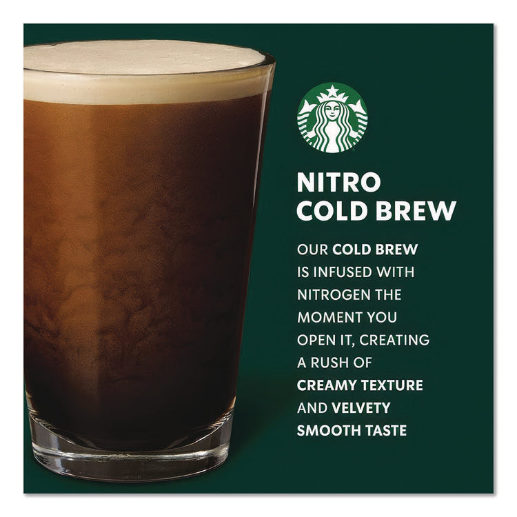 Nitro Cold Brew Coffee, Vanilla Sweet Cream, 9.6 oz Can, 12/Carton