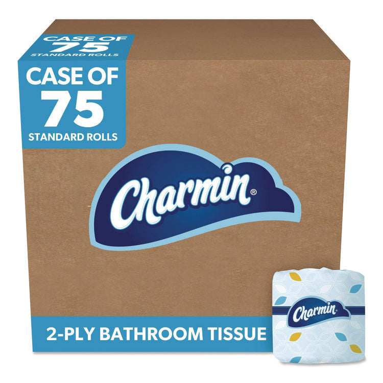 Commercial Bathroom Tissue, Septic Safe, Individually Wrapped, 2-Ply, White, 450 Sheets/roll, 75 Rolls/carton