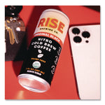 Nitro Cold Brew Latte, Original Black, 7 oz Can, 12/Carton