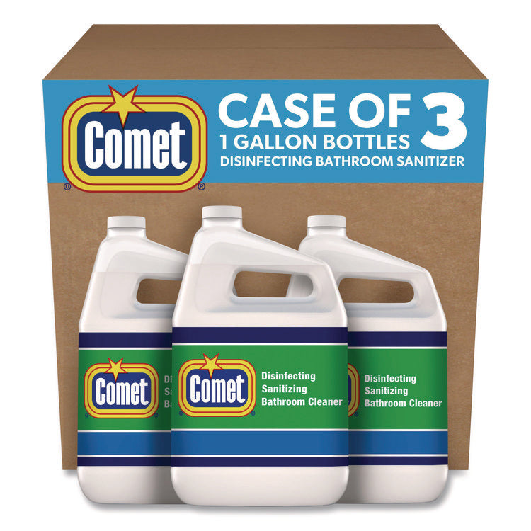Disinfecting-Sanitizing Bathroom Cleaner, One Gallon Bottle, 3/carton