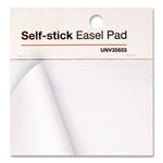 Self-Stick Easel Pad, Unruled, 25 x 30, White, 30 Sheets, 2/Carton