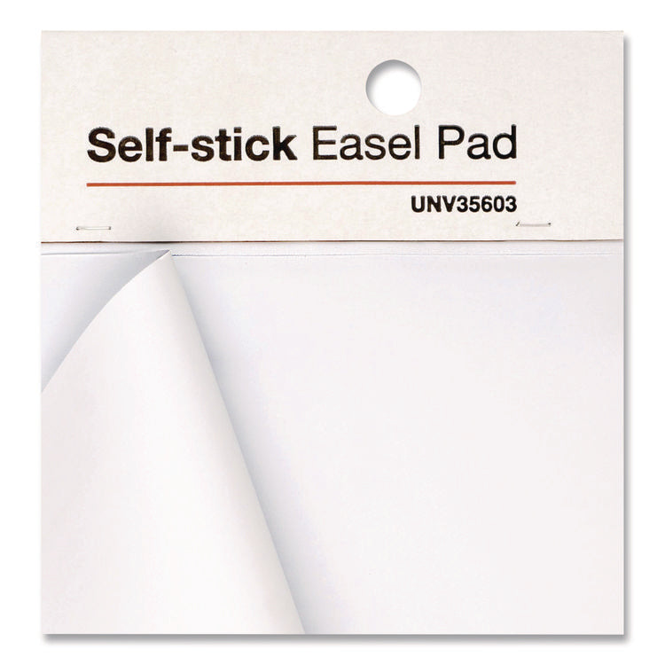 Self-Stick Easel Pad, Unruled, 25 x 30, White, 30 Sheets, 2/Carton