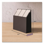 Stadium File, 10.5" Expansion, 12 Sections, 1/3-Cut Tabs, Letter Size, Charcoal
