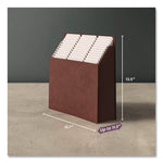 Stadium File, 10.5" Expansion, 12 Sections, 1/3-Cut Tabs, Letter Size, Saddle