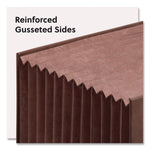 Stadium File, 10.5" Expansion, 12 Sections, 1/3-Cut Tabs, Letter Size, Saddle