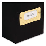 Flip Top File Box, Letter Files, 13 x 3.7 x 10, Charcoal