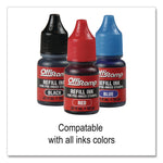 Un-Inked Replacement Pad for Self-Inking Stamps, Two-Color, Compatible with All Ink Colors, 1.88" x 1.13", 3/Pack