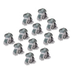 Bronze Series Leather/Fabric Work Gloves, Gunn Cut, Wing Thumb, Medium (Size 8), Gray/Green, 12 Pairs