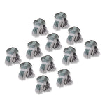 Bronze Series Leather/Fabric Work Gloves, Gunn Cut, Wing Thumb, X-Large (Size 10), Gray/Green, 12 Pairs