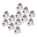 B/C Grade Shoulder Split Cowhide Leather Palm Gloves, Gunn Cut, Wing Thumb, Medium, Blue/Gray, 12 Pairs