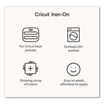 Everyday Iron-On Material for Assorted Surfaces, 12 x 24, Black