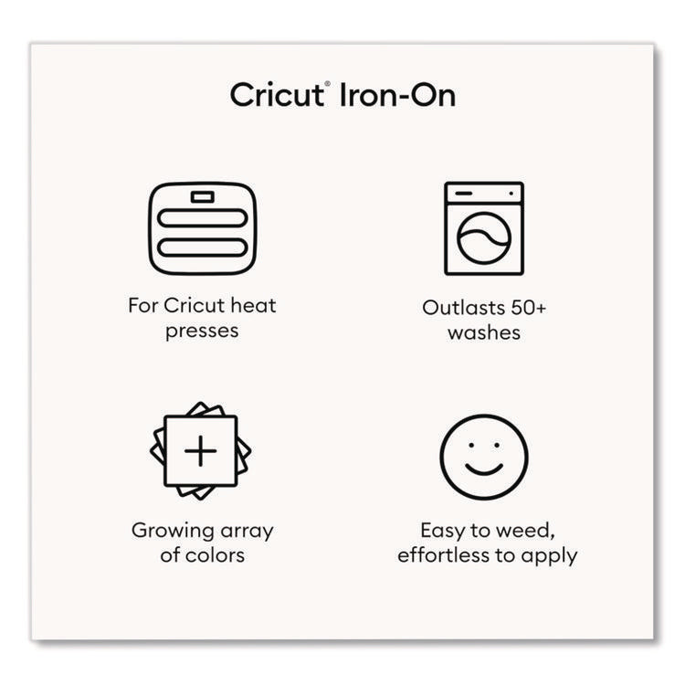 Everyday Iron-On Material for Assorted Surfaces, 12 x 24, Black