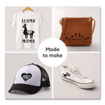 Everyday Iron-On Material for Assorted Surfaces, 12 x 24, Black