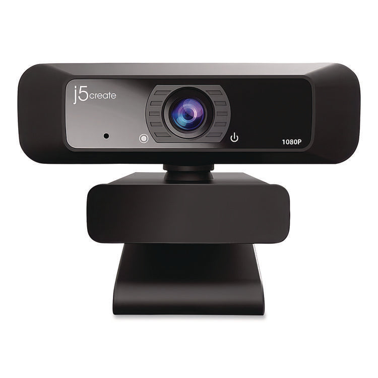 JVCU100 USB HD Webcam, 1920 pixels x 1080 pixels, 2 Mpixels, Black