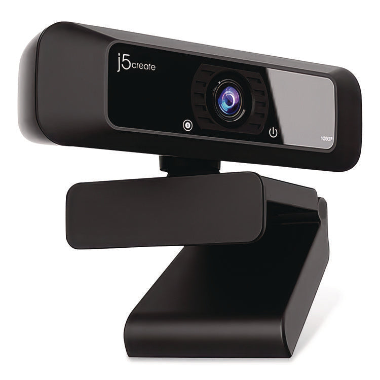 JVCU100 USB HD Webcam, 1920 pixels x 1080 pixels, 2 Mpixels, Black