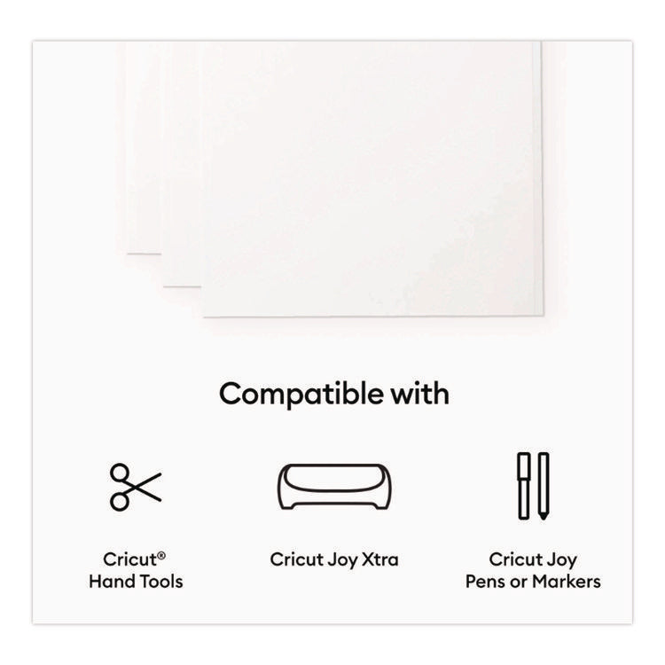 Joy Removable Smart Vinyl for Assorted Surfaces, 5.5 x 120, White