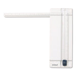 Portable Trimmer, 10 Sheets, 13" Cut Length, Plastic Base, 5 x 15