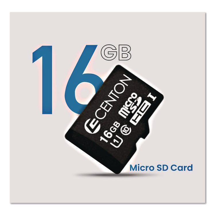 Microsdhc Memory Card With Sd Adapter, Uhs-I U1 Class 10, 16 Gb