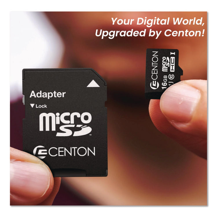 Microsdhc Memory Card With Sd Adapter, Uhs-I U1 Class 10, 16 Gb