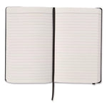 Bonded Leather Journal, 1-Subject, Narrow Rule, Black Cover, (240) 8.25 x 5 Sheets