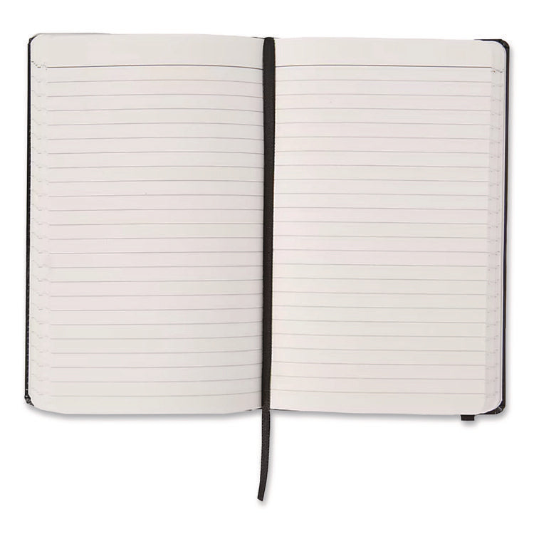 Bonded Leather Journal, 1-Subject, Narrow Rule, Black Cover, (240) 8.25 x 5 Sheets