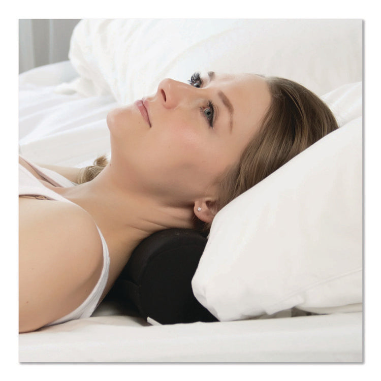 Foam Roll Positioning Pillow, Standard, 13.5 X 3.75, Black