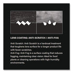 Zenon Z12 Rimless Indoor/Outdoor Optical Eyewear, Anti-Fog, Scratch-Resistant, Clear Lens, Black Temples