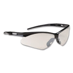Anser Optical Safety Glasses, Scratch-Resistant, Clear Lens, Black Frame