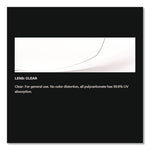 Adversary Optical Safety Glasses, Scratch-Resistant, Light Blue Lens, Black Frame