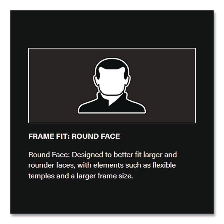 Adversary Optical Safety Glasses, Scratch-Resistant, Light Blue Lens, Black Frame