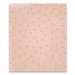 Panache Glossy 3-Hole Punched 6-Pocket Folder, 11 x 8.5, Assorted