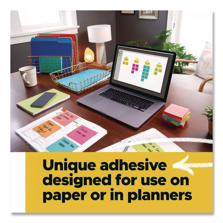 Original Pop-up Refill Cabinet Pack, 3" x 3", Poptimistic Collection Colors, 100 Sheets/Pad, 18 Pads/Pack