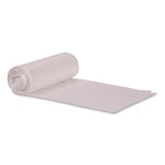Eco Blend Max Can Liners, 23 gal, 0.8 mil, 28" x 45", Clear, 25 Bags/Roll, 10 Rolls/Carton