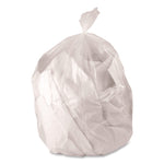 Eco Blend Max Can Liners, 23 gal, 0.8 mil, 28" x 45", Clear, 25 Bags/Roll, 10 Rolls/Carton