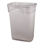 Eco Blend Max Can Liners, 23 gal, 0.8 mil, 28" x 45", Clear, 25 Bags/Roll, 10 Rolls/Carton