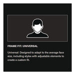 Zenon Z12R Rimless Optical Eyewear with 1.5-Diopter Bifocal Reading-Glass Design, Scratch-Resistant, Clear Lens, Clear Frame