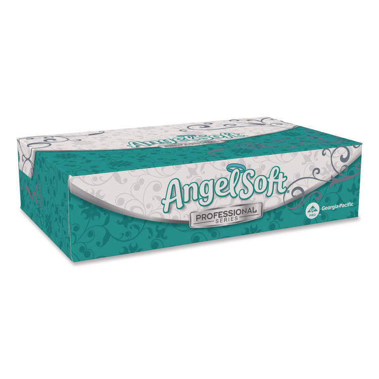Premium Facial Tissue, 2-Ply, White, Flat Box, 100 Sheets/Box