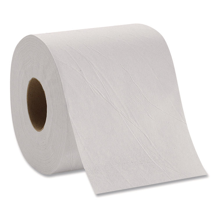 Pacific Blue Basic Bathroom Tissue, Septic Safe, 1-Ply, White, 1,210 Sheets/roll, 80 Rolls/carton