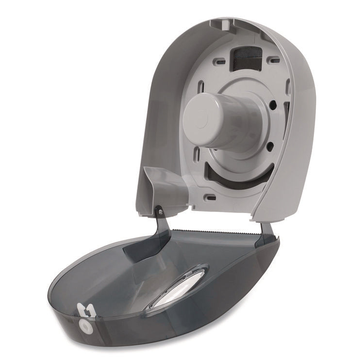 Jumbo Jr. Bathroom Tissue Dispenser, Single Roll, 10.6 x 5.4 x 11.3, Translucent Smoke