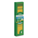Ticonderoga Laddie Woodcase Pencil with Microban, HB (#2), Black Lead, Yellow Barrel, 12/Pack