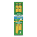Ticonderoga Laddie Woodcase Pencil with Microban, HB (#2), Black Lead, Yellow Barrel, 12/Pack