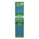 Erasable Colored Pencils, 2.6 mm, 2B (#2), Blue Lead, Blue Barrel, 12/Pack
