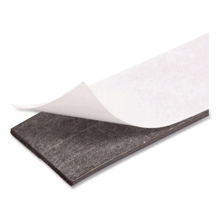 Magnetic Adhesive Tape Roll, 1" x 50 ft, Black