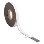 Magnetic Adhesive Tape Roll, 1" x 50 ft, Black