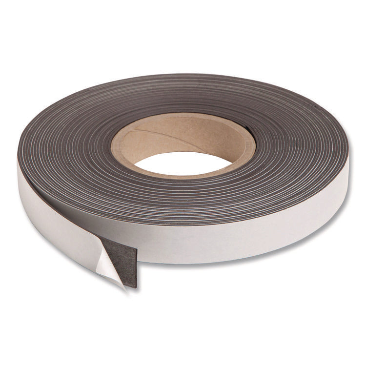 Magnetic Adhesive Tape Roll, 1" x 50 ft, Black