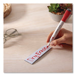 Dry Erase Magnetic Tape Roll, 2" x 50 ft, White