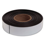 Dry Erase Magnetic Tape Roll, 2" x 50 ft, White