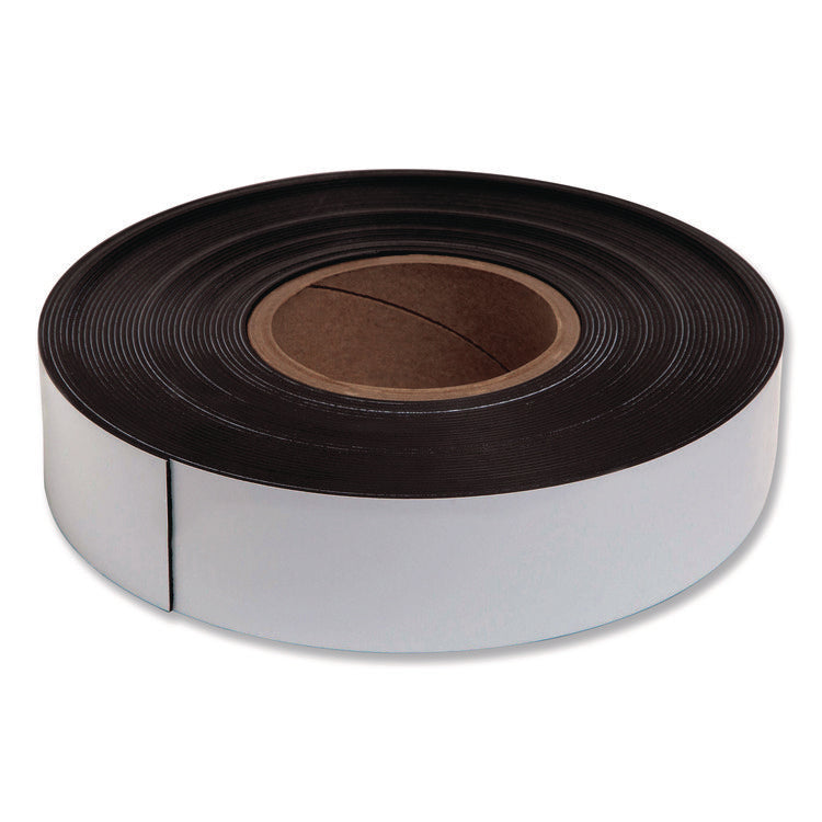 Dry Erase Magnetic Tape Roll, 2" x 50 ft, White