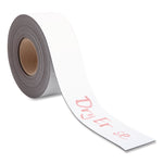 Dry Erase Magnetic Tape Roll, 3" x 50 ft, White