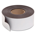 Dry Erase Magnetic Tape Roll, 3" x 50 ft, White